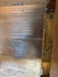 Aesthetic Movement Side Table by C. Fischer Amsterdam, 1900s.